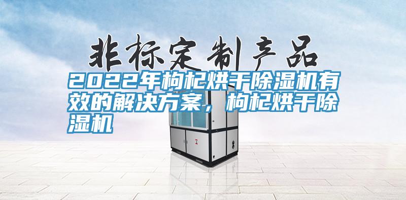 2022年枸杞烘干除濕機有效的解決方案，枸杞烘干除濕機