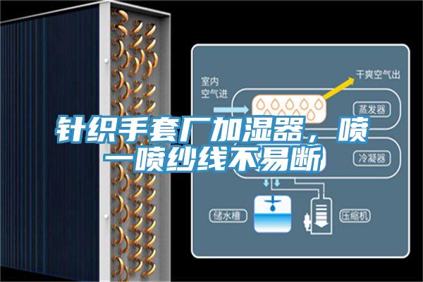 針織手套廠加濕器，噴一噴紗線不易斷